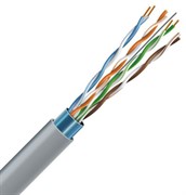 Кабель компьютерный Cat. 6 F/UTP 4x2x23 AWG (К), экранированный, ЗЗЦМ