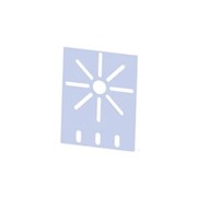 Пластина вертикальной установки монтажных коробок