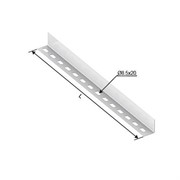 Перегородка Н=35 мм, оцинкованная