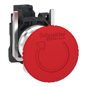 Кнопка аварийного останова O40, 1НЗ с мониторингом