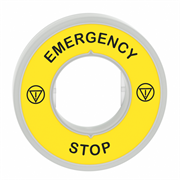 Кольцо с подсветкой 24В бело-красное аварийного останова
