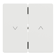 Накладка выключателя жалюзи, белый матовый, Merten