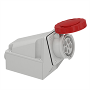 Розетка настенная, 63А, 3P+N+E, IP67, 415В