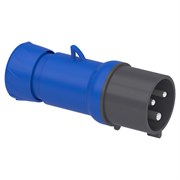 Кабельная вилка, 32А, 2P+E, IP44, 250В, винтовая