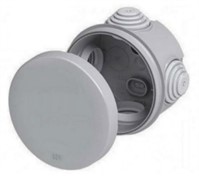 Коробка распределительная герметичная IP55 наружная круглая диам. 80х45 мм