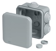 Коробка распределительная герметичная IP55 наружная квадратная 100х100x50 мм