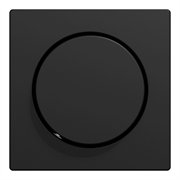 Центральная плата поворотного диммера, Merten System M, матовый чёрный