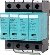 УЗИП e.POII.4 класс II+III, 4 полюса