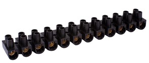 Клеммная колодка делимая, 12групп 60 А, черная, e.tc.stand.12.25.black Enext