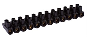 Клеммная колодка делимая, 12групп 10 А, черная, e.tc.stand.12.10.black Enext
