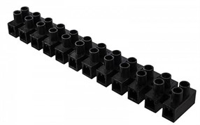 Клеммная колодка 10 мм2/10А тип Н черная ЕСО