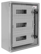 Щит ударопрочный на 54 модуля, прозрачная дверца, IP65, e.plbox.400.500.175.54m.tr ENEXT CP5114