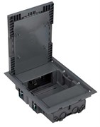 Люк в пол уменьшенной глубины, 10 модулей, серый, Simon