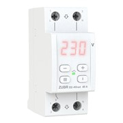 Реле напряжения Зубр 40А с термозащитой, 2 модуля, Zubr D2-40 RED