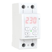 Реле напряжения Зубр 50А с термозащитой, 2 модуля, Zubr D2-50 RED