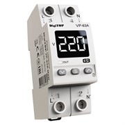 Реле напряжения 63А в компактном корпусе, белая индикация, VP-63A M2W DigiTop