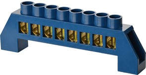 Нулевая шина на 8 отверстий в пластиковом корпусе, BC-6В