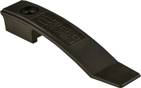 Кабельный зажим на 5 проводов под дюбель, 100мм, черный