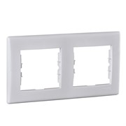 Рамка 2 поста IP44-выкл. IP20-розет., белая, Sedna SDN5810321 Schneider