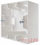 КОРОБКА НАКЛАДНОГО МОНТАЖА 1 ПОСТ, БЕЛЫЙ, 672510 LEGRAND ETIKA