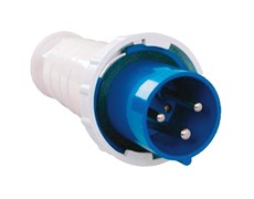Вилка переносная 63А 220В, 2Р+РЕ, IP67, 033