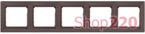 Рамка 5 постов, "Модерн", 770005 Legrand Valena
