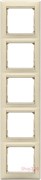 Рамка 5 постов, слоновая кость, вертикальная, 774359 Valena Legrand