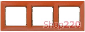 Рамка 3 поста, "Терра", 770013 Legrand Valena