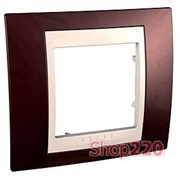 Рамка 1 пост, терракотовый, Unica MGU6.002.551 Schneider