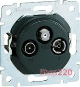 Механизм розетки TV-FM-SAT, простой, 2400 МГц 1.5 дБ, Galea Life 775789 Legrand