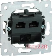 Механизм розетки компьютерной двойной RJ45, кат. 5е, Galea Life 775762 Legrand