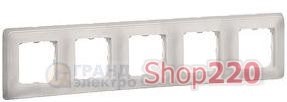 Рамка 5 постов, песок, 773685 Legrand Cariva