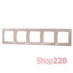 Рамка 5 постов, &quot;Кантри&quot;, 770025 Legrand Valena