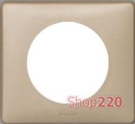 Рамка 1 пост, имбирь, 68661 Legrand Celiane