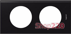 Рамка 2 поста, Corian nocturne, 69152 Legrand Celiane