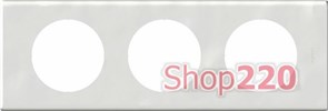 Рамка 3 поста, фарфор, 69323 Legrand Celiane