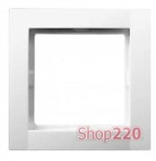 Рамка 1 пост, белый, Polo Fiorena 22011602