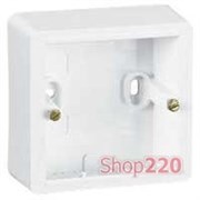 Коробка для накладного монтажа 773698 Legrand Cariva, белый