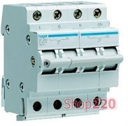 Однофазный переключатель ввода резерва 63 А, (фаза+ноль) SF263 Hager