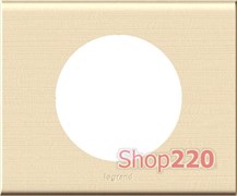 Рамка 1 пост, дерево клен, 69211 Legrand Celiane