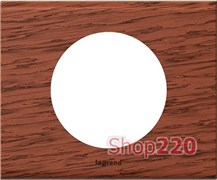Рамка 1 пост, дерево орех, 69221 Legrand Celiane