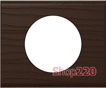 Рамка 1 пост, дерево венге, 69201 Legrand Celiane