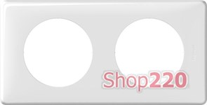 Рамка 2 поста, белая, 68632 Celiane Legrand