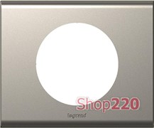 Рамка 1 пост, металл никель велюр, 69111 Legrand Celiane