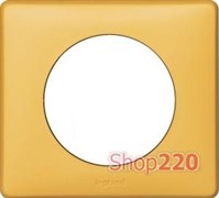 Рамка 1 пост, шафран, 68671 Celiane Legrand