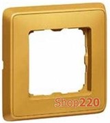 Рамка 1 пост, матовое золото, 773661 Legrand Cariva