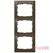 РАМКА 3 ПОСТА, ТЕМНАЯ БРОНЗА, ВЕРТИКАЛЬНАЯ, 771207 LEGRAND GALEA LIFE