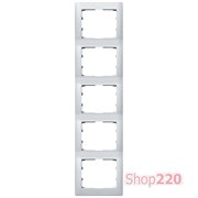 РАМКА 5 ПОСТОВ, АЛЮМИНИЙ, ВЕРТИКАЛЬНАЯ, 771309 LEGRAND GALEA LIFE