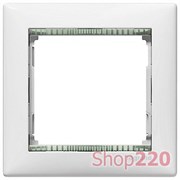 Рамка 1 пост, белый/кристалл, 774461 Legrand Valena