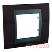 Рамка 1 пост, венге, Unica MGU66.002.2M3 Schneider